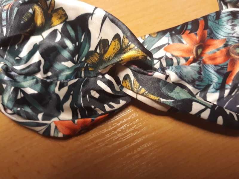 opaska H&M kolorowa materiałowa