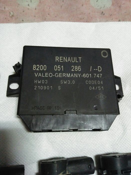 Sensores de estacionamento Renault