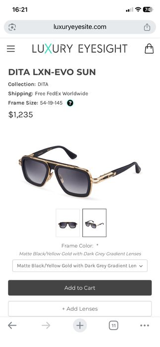 Очки Dita Grand LXN (оригінал 1000%)