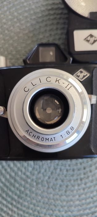 Aparat antyk AGFA CLICK-II z lampą CLIBO