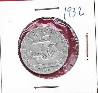REPUBLICA  5$00   Escudos   1932  Prata