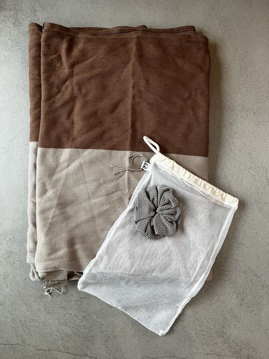 Chusta tkana Lenny Lamb – Mała Jodełka Baby Caffe Latte 4.6m