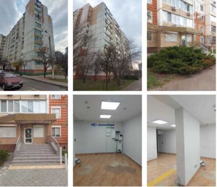Нежитлове приміщення площею 53,50 кв.м  Київська обл. м. Вишневе