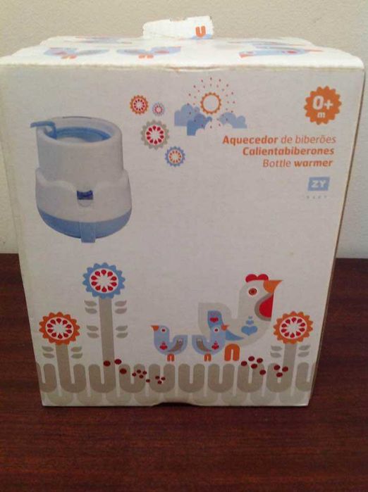 Aquecedor de biberons, elétrico, com pouco uso. COMPLETO