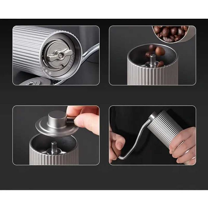 Ручна металева кавомолка - Преміум якість - Є кольори - Кавовий млинок