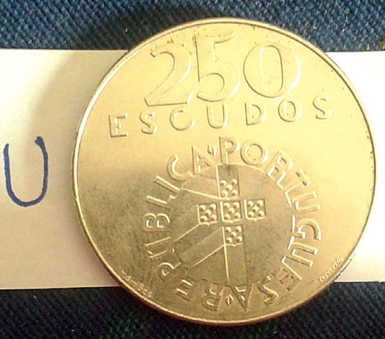 moeda PRATA 250$ "25 de Abril".  SILVER coin