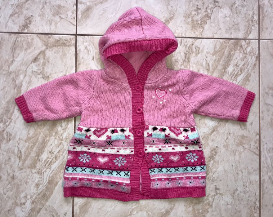George Англия 0-3 мес. Теплая кофта свитер