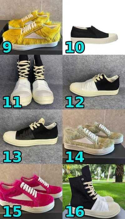 КРАЩА ЯКІСТЬ‼️ Кросівки Rick Owens Ramones, рамони, рики 36-47