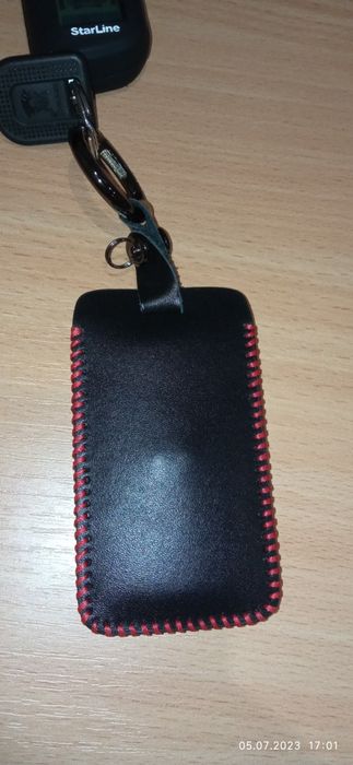 Чехол для ключ-карты Renault (кожа)