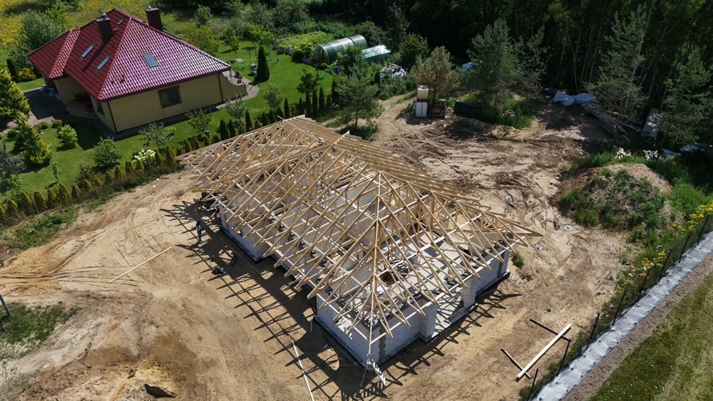 Wiązary dachowe. Projektowanie, produkcja, montaż!