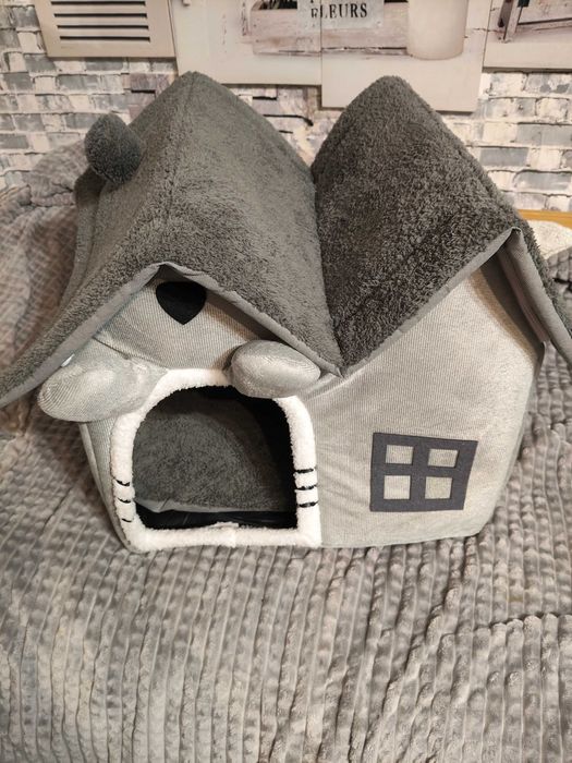 Casa gato cao peluche