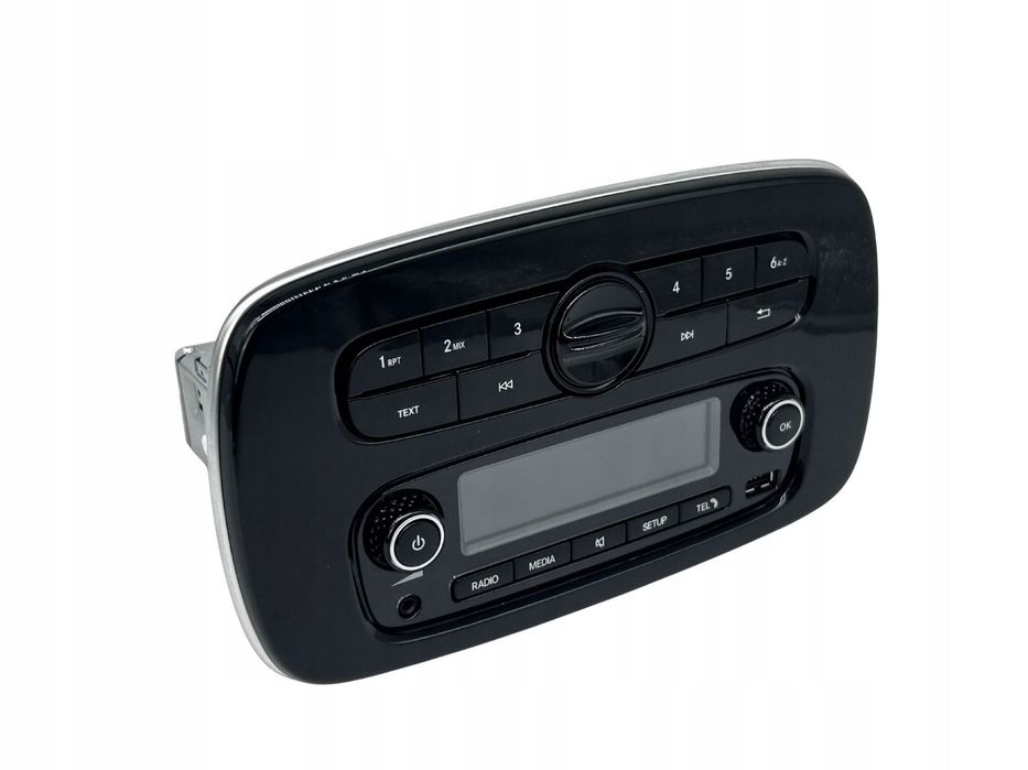 panel / radioodtwarzacz cd/dvd/gps smart forfour ii 281156474r