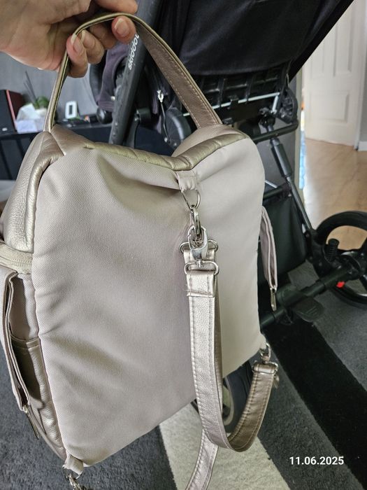 Wózek 2 w 1 beżowy