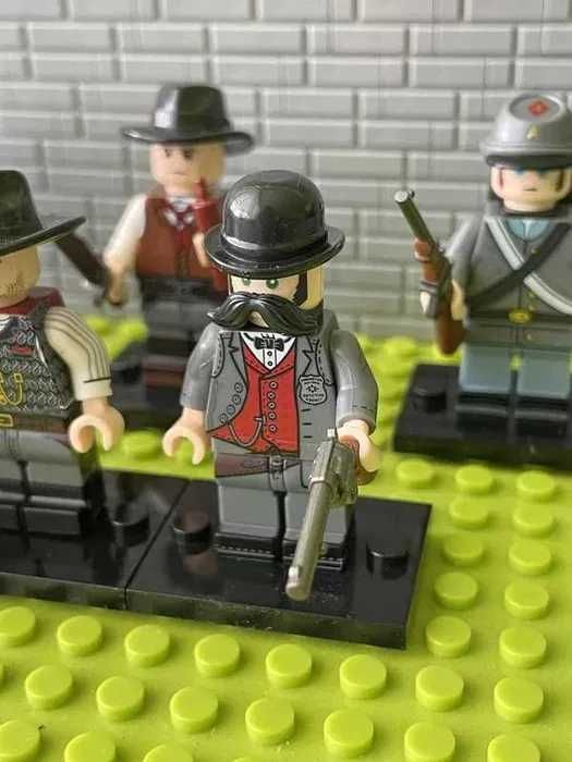 Zestaw 8 Figurki Western Dziki Zachód kompatybilne z LEGO civil war