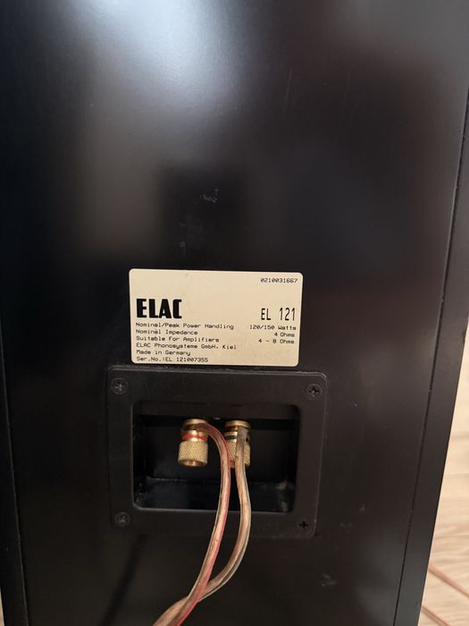 Zestaw głośniki elac+subwoofer+amplituner