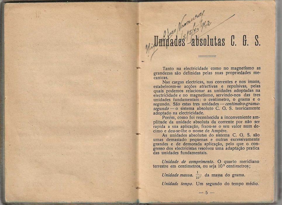 Memorandum Do Electricista – Ed.1938