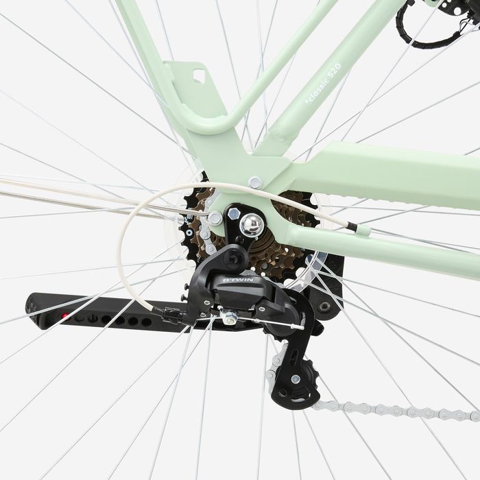 Bicicleta de Cidade de Quadro Baixo Classic 520 Amêndoa