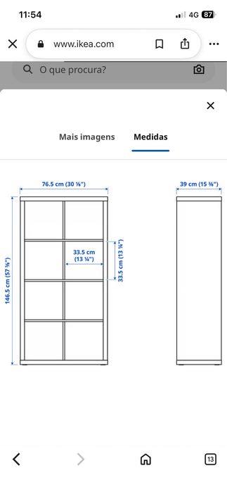 Estante de 8 cubos IKEA - Para despachar