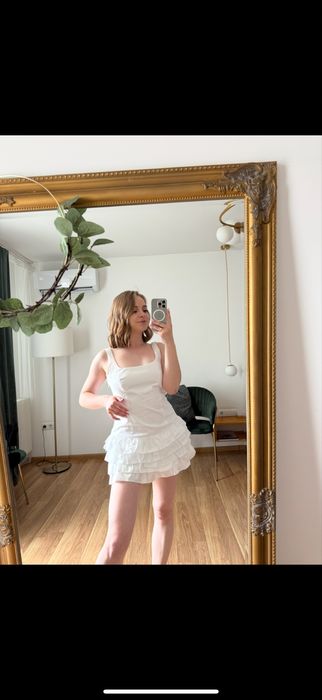 Міні сукня Zara в білому кольрі, розмір S