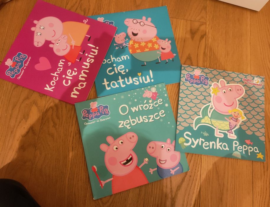 Świnka Peppa 4 książki.