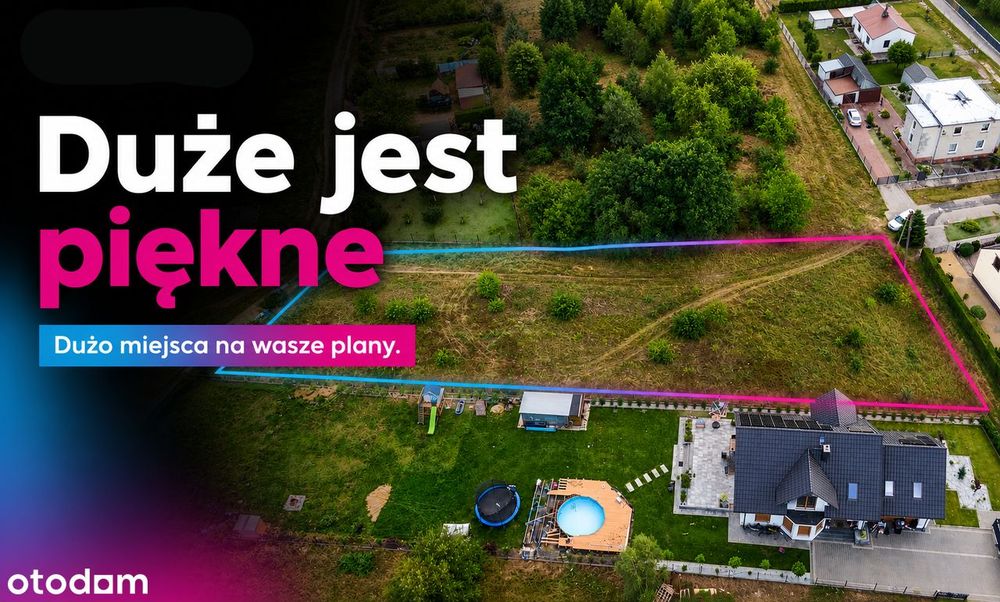 Duże jest piękne! Dużo miejsca na Wasze plany.
