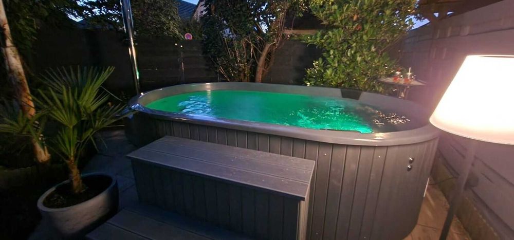 Basen balia jacuzzi od ręki nowe producent hydromasaż piec zestaw