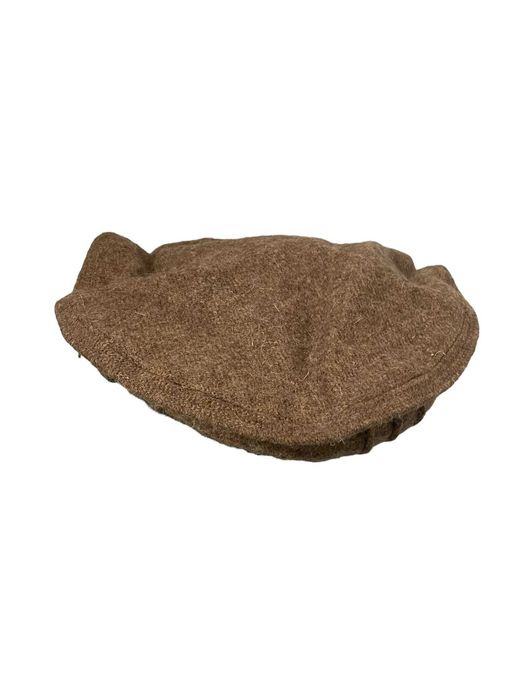 Boné de inverno Winter Cap Chapéu Pakol 100% feito à mão (Marrom Noz)