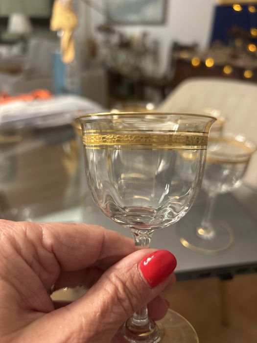 Copos Antigos em Cristal e Copos Conhaque