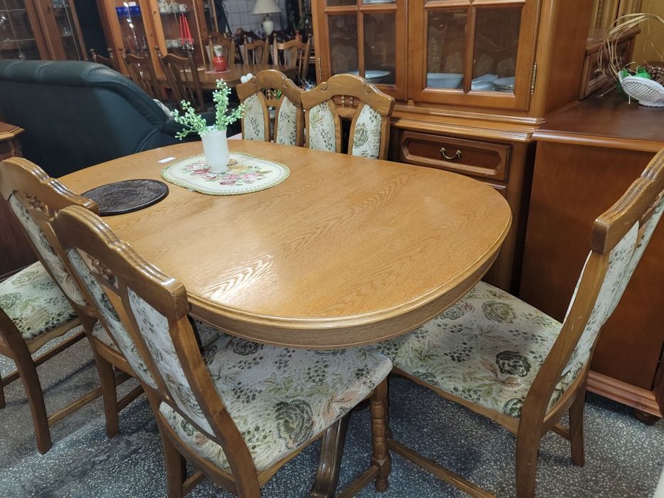 Witryna dębowa 80szer.