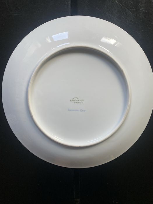 Prato decorativo Kronester Bavaria - Incisione Oro