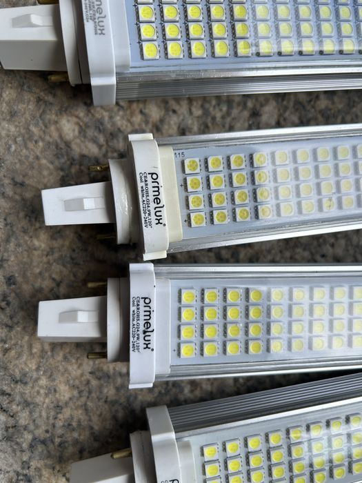 Lâmpadas led usadas