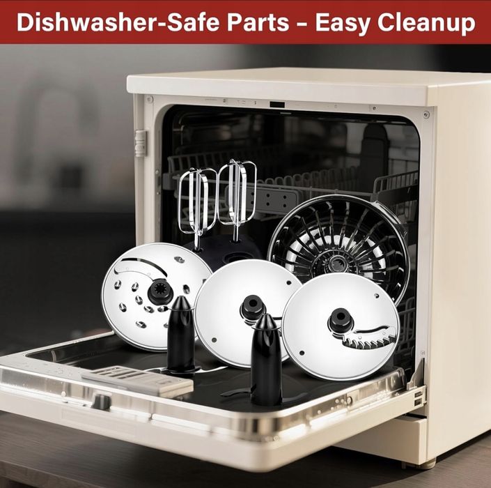 Wielofunkcyjny robot kuchenny SNDOAS 1100W – srebrny