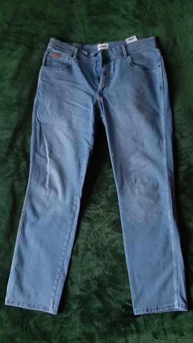 jak NOWE WRANGLER Texas Slim 822 35x32 jeansy na zamek