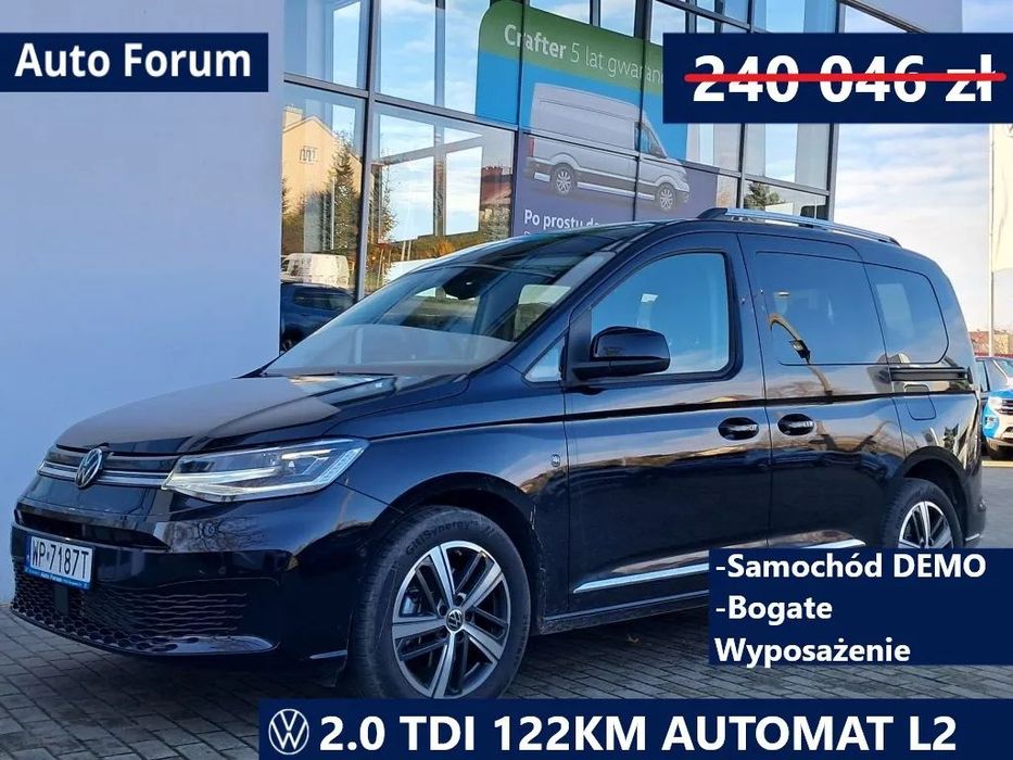 Volkswagen Caddy 5 os. produkcja 2025r Wyprzedaż Samochód DEMO