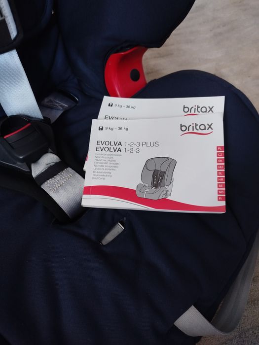 Britax Evolva 1-2-3 Fotelik Samochodowy 9-36kg Moonlight Blue