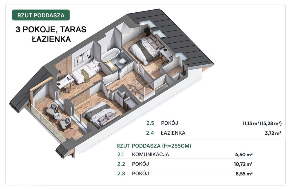 Apartament Dwupoziomowy 100M2 | Nowa Inwestycja | Bez Prowizji