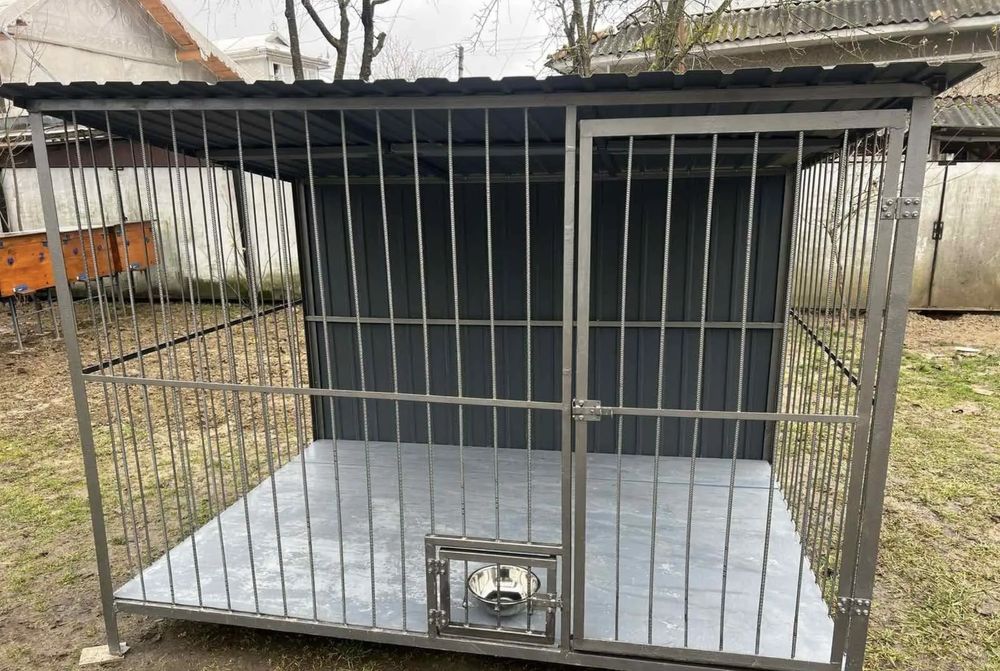 Вольєр для собаки Лофт. Виготовлення вольєрів під замовлення. Вольєр
