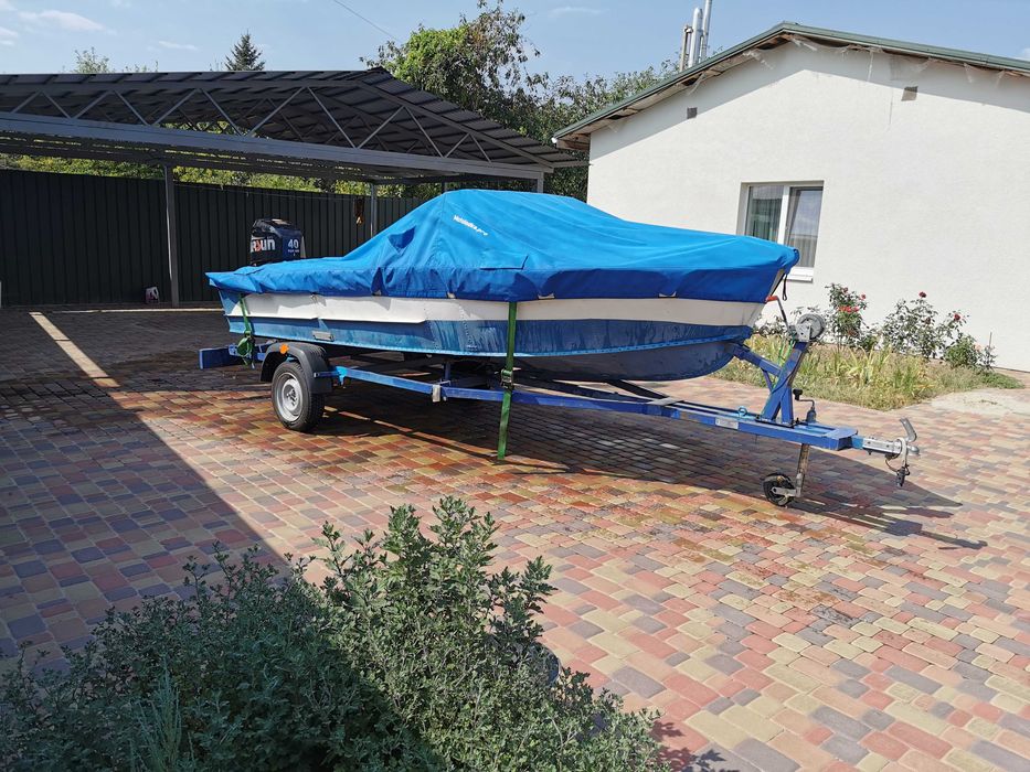 Комплект ЧовенПрогрес 2 м + мотор Parsun 40 + лафет.