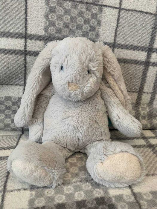 Фирменный заяц Moulin Roty Les Tout Doux, 25 см — редкая снятая модель