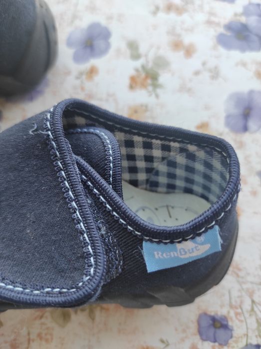 Капці дитячі RenBut Гелікоптер р.20 темно-синій