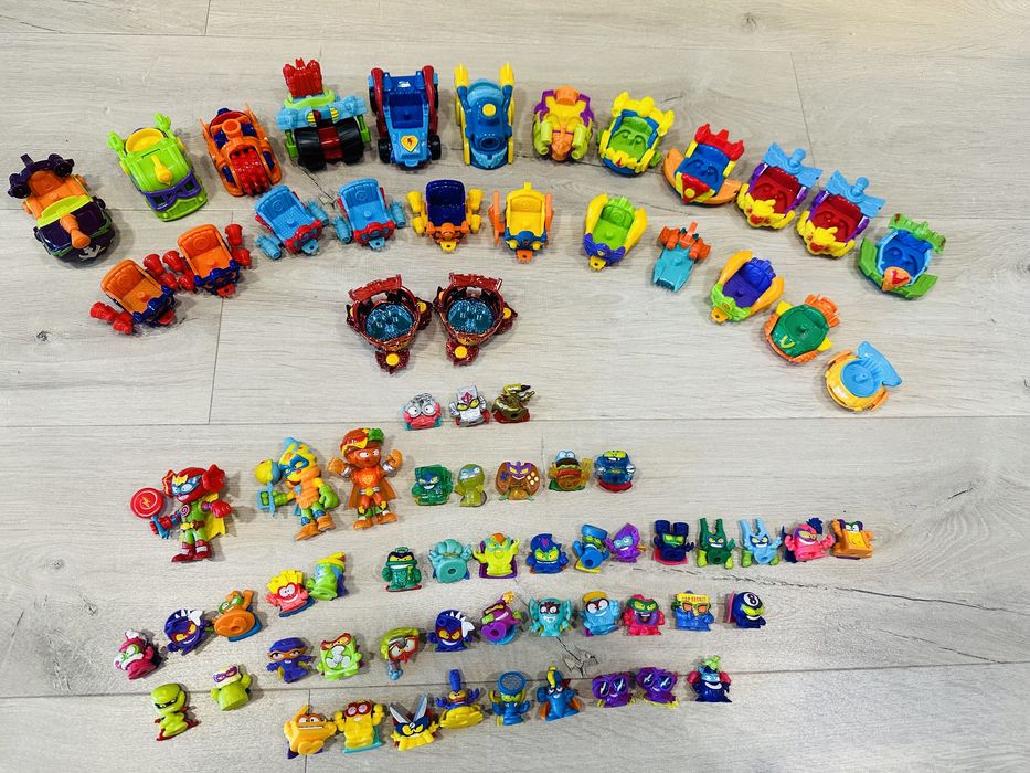 Zestaw Super Zings figurki 48 + 12 szt GRATIS pojazdy 25 szt