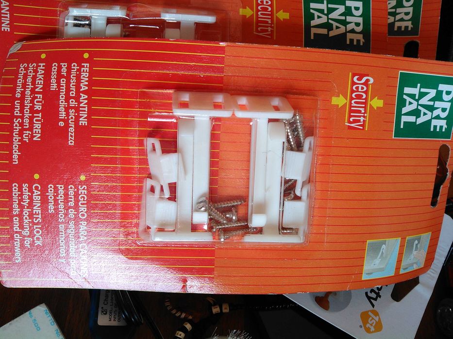 Fecho de segurança Prenatal para armários e gavetas para crianças