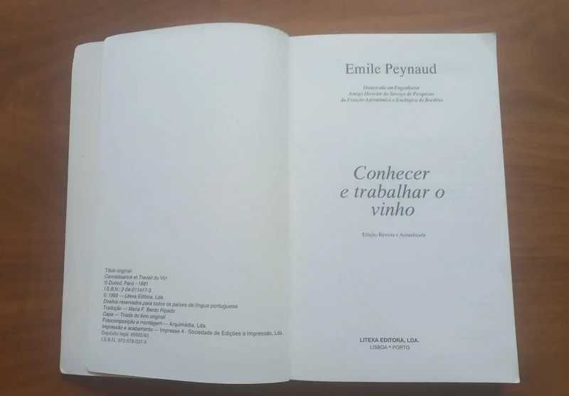 Livro - Como Fazer e Trabalhar o Vinho