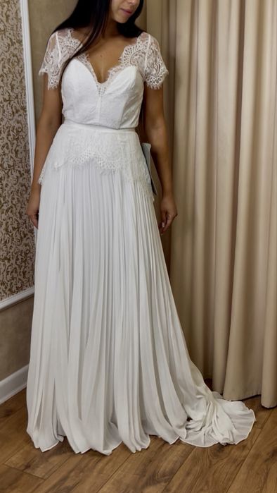 Новое свадебное платье Asos, платье на роспись s-m, xs-s