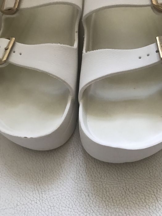 Białe klapki damskie Butik r. 40/26,5