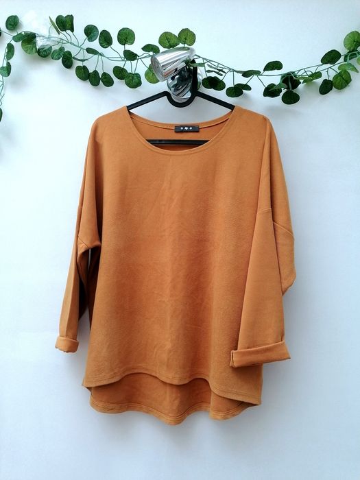 Camisola Larga Mostarda