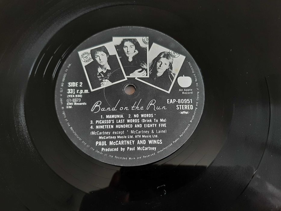 Paul McCartney & Wings – Band On The Run - Japão - Vinil LP