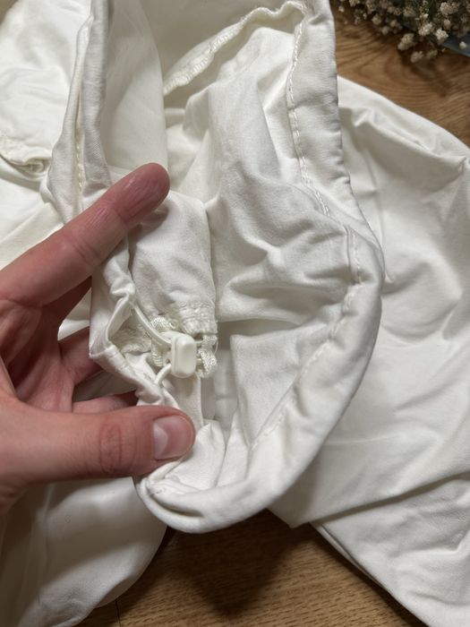 Трендові та стильні карго  H&M 152 см білі для дівчинки/з резинкою