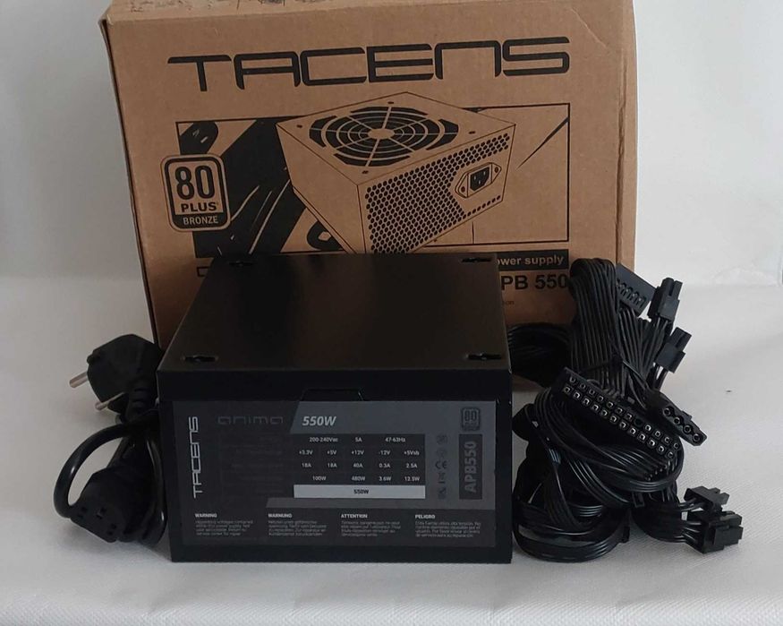 Fonte Alimentação Tacens Anima 550W 80 Plus Bronze