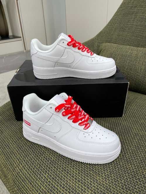 Nike Air Force 1 Low Supreme White R.45